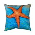 Begin Home Decor 20 x 20 in. Starfish in the Sea-Double Sided Print Indoor Pillow 5541-2020-CO68
